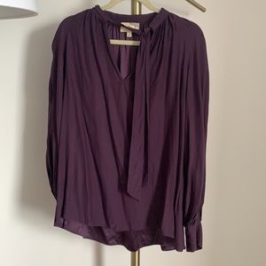 Elizabeth and James Purple Blouse Small